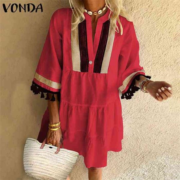 vonda summer beach dress women sundress vintage print sundress v neck party dress 2021 bohemian vestido casual robe plus size, Black;gray
vonda summer beach dress women sundress vintage print sundress v neck party dress 2021 bohemian vestido casual robe plus size, Black;gray