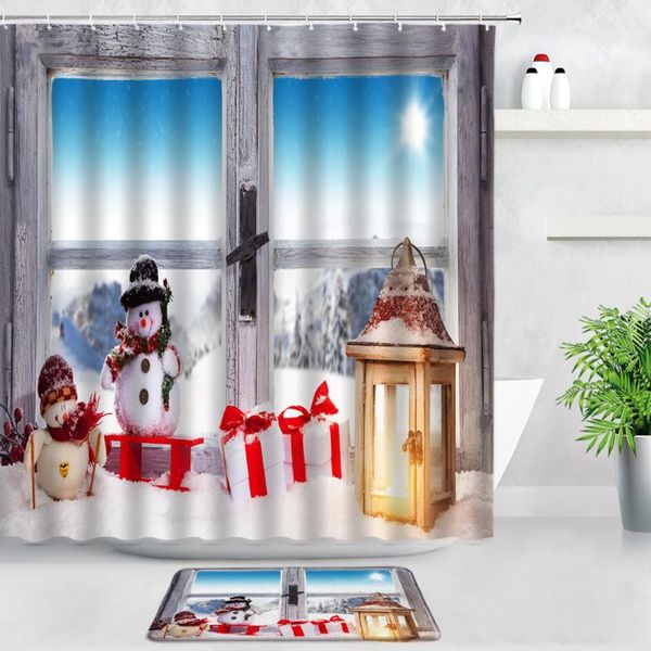 shower curtains christmas theme decor bath mats sets snowman xmas gift retro window snow scenery door pad bathroom non-slip rugs
shower curtains christmas theme decor bath mats sets snowman xmas gift retro window snow scenery door pad bathroom non-slip rugs