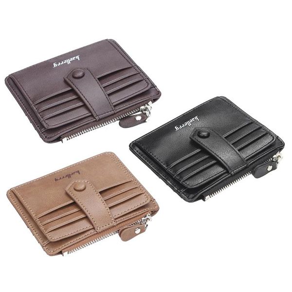 card holders men slim pu leather holder cards case pocket zipper wallet organizer, Brown;gray
card holders men slim pu leather holder cards case pocket zipper wallet organizer, Brown;gray
