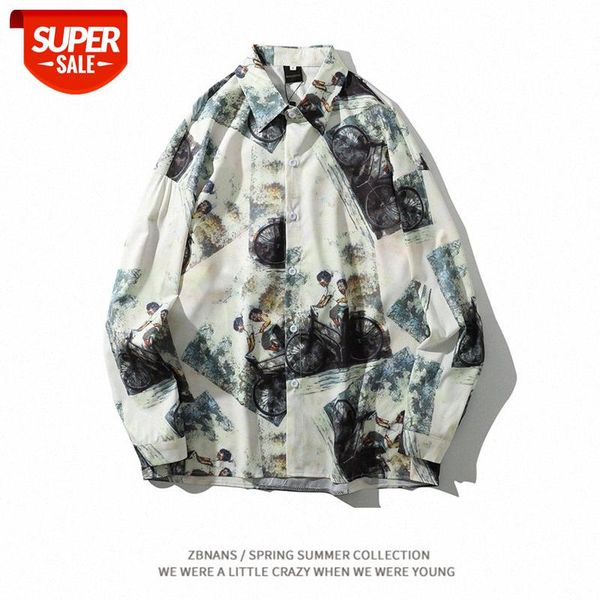 japanese long-sleeved men's flow printing loose flower shirt boys retro personality chic korean style jacket #vo0d, White;black
japanese long-sleeved men's flow printing loose flower shirt boys retro personality chic korean style jacket #vo0d, White;black