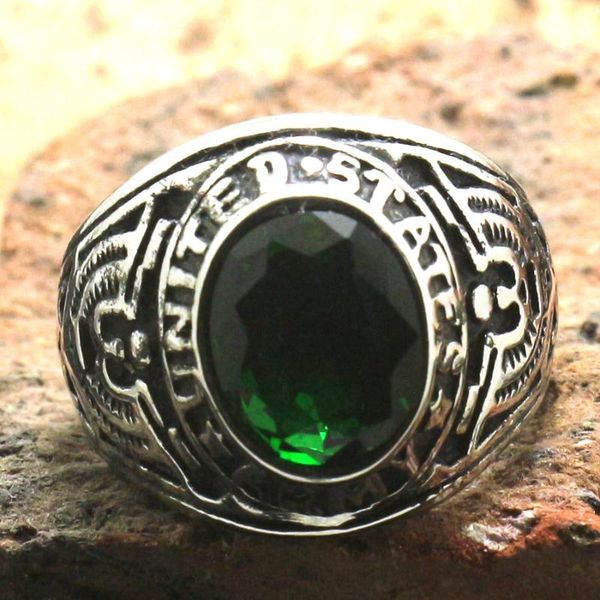 stainless steel cool united states army green stone classic ring cluster rings, Golden;silver
stainless steel cool united states army green stone classic ring cluster rings, Golden;silver