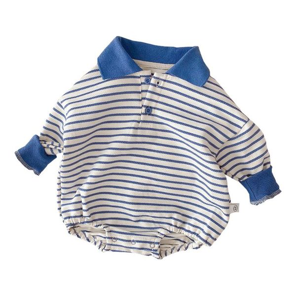 rompers baby boy long sleeve striped turn-down collar born bodysuits christmas infant outwear, Blue
rompers baby boy long sleeve striped turn-down collar born bodysuits christmas infant outwear, Blue
