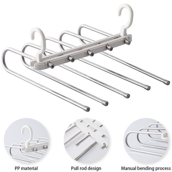 folding pants hangers 5 in 1 pant rack multifunction shelves stainless steel multi-functional wardrobe non-slip trouser & racks
folding pants hangers 5 in 1 pant rack multifunction shelves stainless steel multi-functional wardrobe non-slip trouser & racks