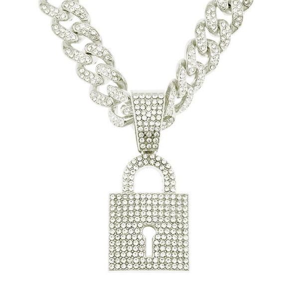 pendant necklaces 13mm width miami cuban chain with cubic zircon lock key chunky choker necklace for men women hip hop couple jewelry, Silver
pendant necklaces 13mm width miami cuban chain with cubic zircon lock key chunky choker necklace for men women hip hop couple jewelry, Silver