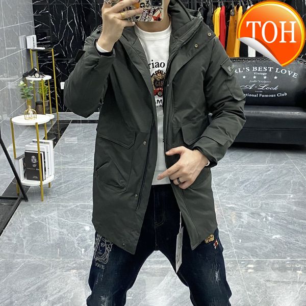winter manteau homme hiver duck down jacket men 2021 new thickened warm hooded long thick, Black
winter manteau homme hiver duck down jacket men 2021 new thickened warm hooded long thick, Black