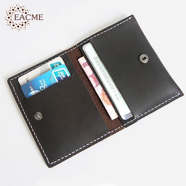 card holders handmade cowhide case retro crazy horse leather mini hasp wallets men thin delicate holder cash pack, Brown;gray
card holders handmade cowhide case retro crazy horse leather mini hasp wallets men thin delicate holder cash pack, Brown;gray