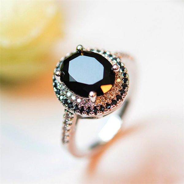 wedding rings crystal female big black stone ring luxury silver color solitaire engagement vintage for women, Slivery;golden
wedding rings crystal female big black stone ring luxury silver color solitaire engagement vintage for women, Slivery;golden