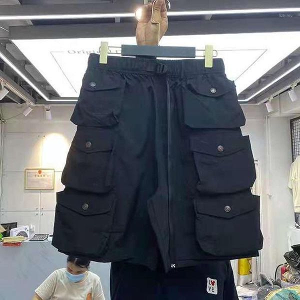 men's shorts multi pocket kapital industrial 2021 men women hip hop adjustable buckle high street nylon black green breeches, White;black
men's shorts multi pocket kapital industrial 2021 men women hip hop adjustable buckle high street nylon black green breeches, White;black