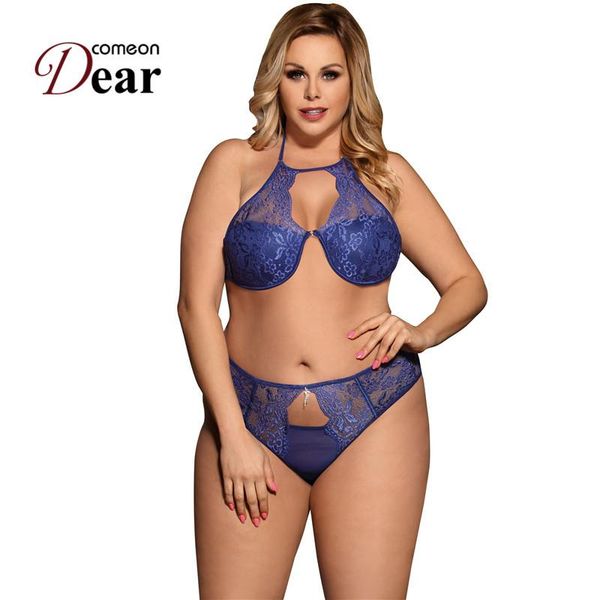 bras sets comeondear lingerie women bra + panty open bubackless halter underwear set big size products ra80443, Red;black
bras sets comeondear lingerie women bra + panty open bubackless halter underwear set big size products ra80443, Red;black