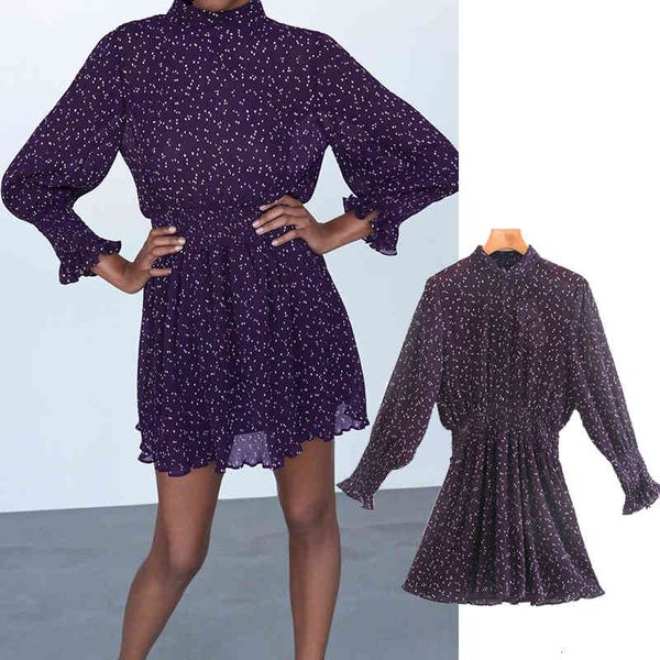 casual dresses fashion dot printing pastoral french purple dress o-neck puff sleeve woman slim waist chic party es 1zp6, Black;gray
casual dresses fashion dot printing pastoral french purple dress o-neck puff sleeve woman slim waist chic party es 1zp6, Black;gray