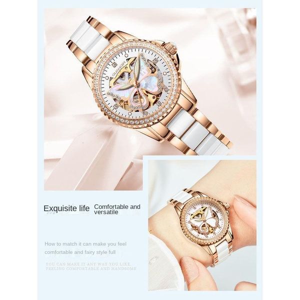 wristwatches guanqin genuine watch female student korean style simple mechanical fashion trendy waterproof hollow out, Slivery;brown
wristwatches guanqin genuine watch female student korean style simple mechanical fashion trendy waterproof hollow out, Slivery;brown