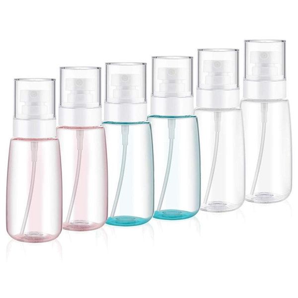 6pcs spray bottle 60ml/2oz fine mist refillable portable containers sprayer for travel makeup storage bottles & jars
6pcs spray bottle 60ml/2oz fine mist refillable portable containers sprayer for travel makeup storage bottles & jars