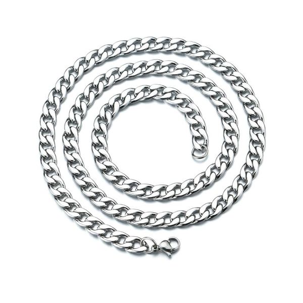 chains 5mm/7mm stainless steel link chain necklace simple design silver color chunky metallic necklaces for men women hip hop jewelry
chains 5mm/7mm stainless steel link chain necklace simple design silver color chunky metallic necklaces for men women hip hop jewelry