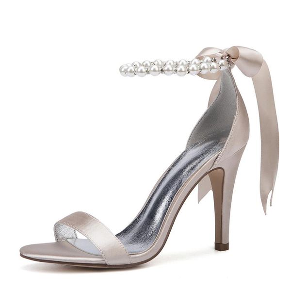 dress shoes high heels satin wedding bridal sandals women open toe pearls prom evening formal party ladies, Black
dress shoes high heels satin wedding bridal sandals women open toe pearls prom evening formal party ladies, Black