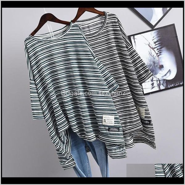 tees womens clothing apparel drop delivery 2021 summer korean simple mesh striped shortsleeved tshirt oversize loose thin halfsleeved women, White
tees womens clothing apparel drop delivery 2021 summer korean simple mesh striped shortsleeved tshirt oversize loose thin halfsleeved women, White
