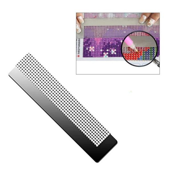 sewing notions & tools diamond painting drawing ruler dot drill embroidery mesh stainless steel tool for home decor, Black
sewing notions & tools diamond painting drawing ruler dot drill embroidery mesh stainless steel tool for home decor, Black