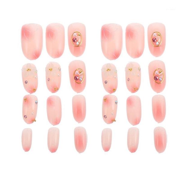 pcs false nail tips pre-glue removable full cover pink floral decal manicure supplies fake nails for girls1, Red;gold
pcs false nail tips pre-glue removable full cover pink floral decal manicure supplies fake nails for girls1, Red;gold