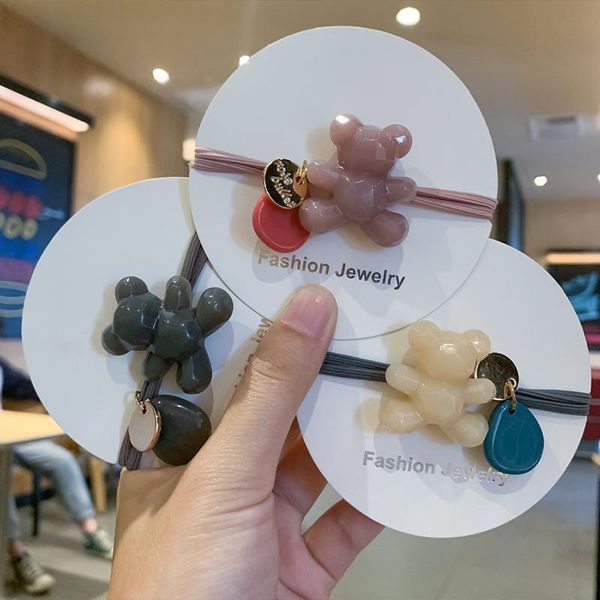 cute jelly color elastic hair bands wholesale bear girl accessoires tie accessories for women, Slivery;white
cute jelly color elastic hair bands wholesale bear girl accessoires tie accessories for women, Slivery;white