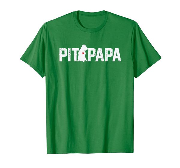 Pit Papa Pitbull Dog T Shirt, Mainly pictures