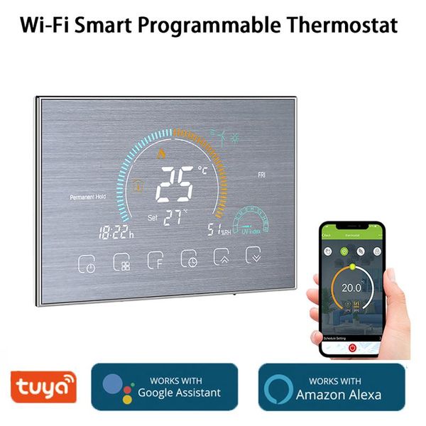 smart home control wifi tuya programmable thermostat 6 period voice app water/gas boiler heating thermoregulator for echo google
smart home control wifi tuya programmable thermostat 6 period voice app water/gas boiler heating thermoregulator for echo google
