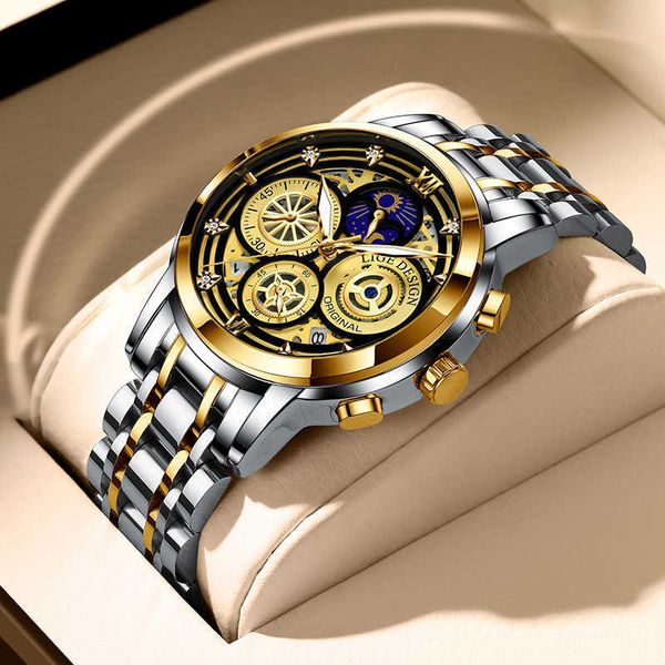 lige fashion men watch calendar stainless steel brand luxury sports chronograph quartz relogio masculino+box 210728, Slivery;brown
lige fashion men watch calendar stainless steel brand luxury sports chronograph quartz relogio masculino+box 210728, Slivery;brown