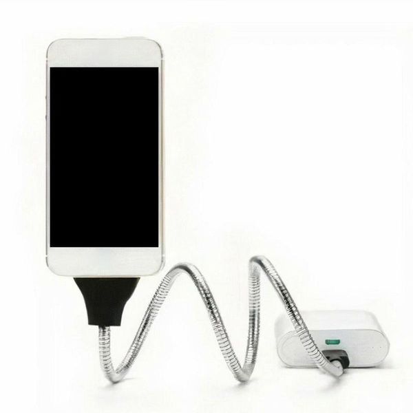 lazy flexible phone stand data cable type c charger holder metal w3q7 s3u4 cell mounts & holders
lazy flexible phone stand data cable type c charger holder metal w3q7 s3u4 cell mounts & holders