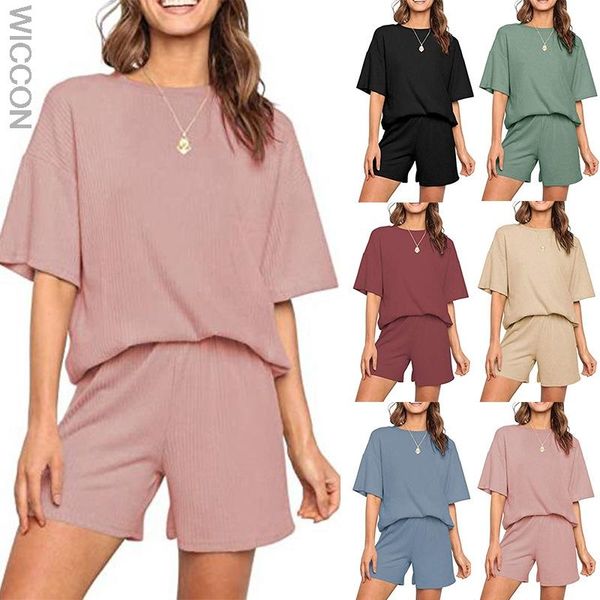 women's tracksuits 2021 causal summer lounge wear women tracksuit shorts set loose short sleeve t shirt and mini two piece, Gray
women's tracksuits 2021 causal summer lounge wear women tracksuit shorts set loose short sleeve t shirt and mini two piece, Gray