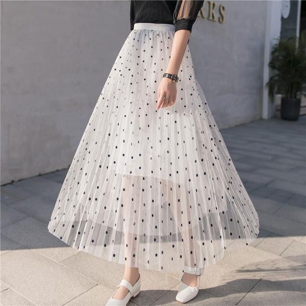 skirts ailegogo fashion women elastic waist dot long mesh skirt casual spring summer female tulle black pink pleated
skirts ailegogo fashion women elastic waist dot long mesh skirt casual spring summer female tulle black pink pleated