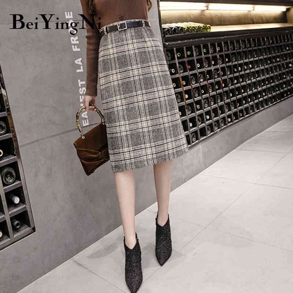 beiyingni skirt women with belt high waist winter leisure fashion split thick vintage classic jupe femme faldas saias mujer 210416, Black
beiyingni skirt women with belt high waist winter leisure fashion split thick vintage classic jupe femme faldas saias mujer 210416, Black