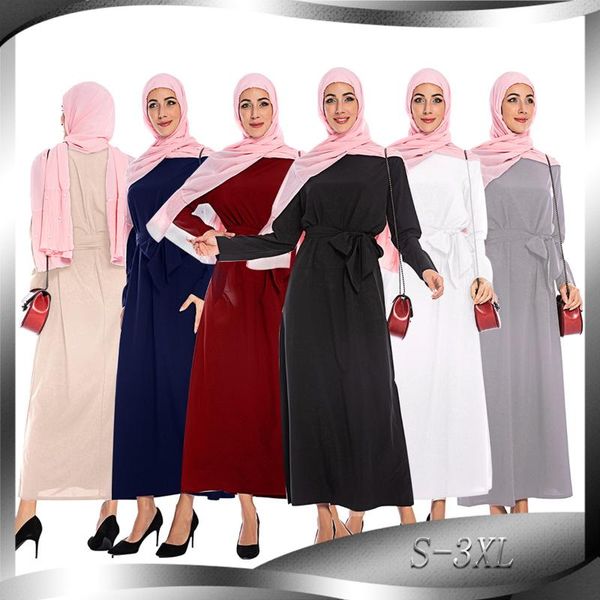 bianfeng women's muslim fashion plain simple abaya saudi arabian robe long sleeve solid dress ethnic clothing, Red
bianfeng women's muslim fashion plain simple abaya saudi arabian robe long sleeve solid dress ethnic clothing, Red