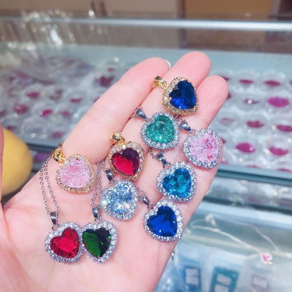 pendant necklaces multicolor fashion lady "the heart of the ocean" zircon inlaid women jewelry, crystal necklace, Silver
pendant necklaces multicolor fashion lady "the heart of the ocean" zircon inlaid women jewelry, crystal necklace, Silver