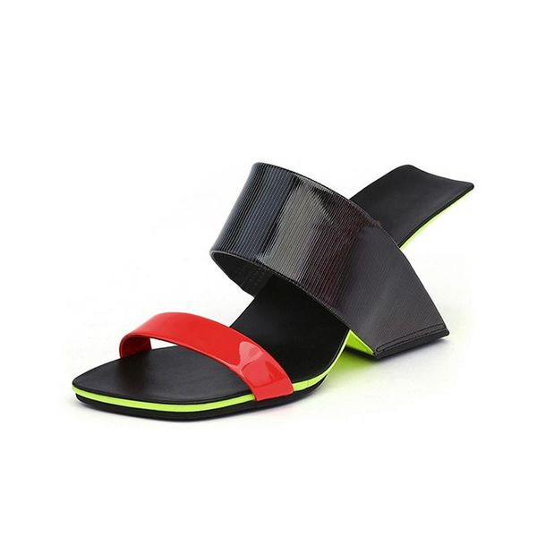 sandals women summer strange high heels mixed colors wedges shoes for comfortable women's plus size, Black
sandals women summer strange high heels mixed colors wedges shoes for comfortable women's plus size, Black