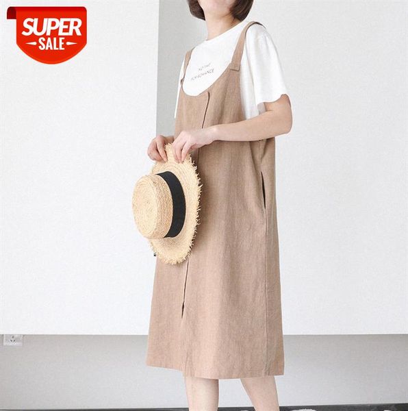 li zhiqi simple split side pockets cotton linen loose strap dress long skirt 166-0185 #4b7k, Black;gray
li zhiqi simple split side pockets cotton linen loose strap dress long skirt 166-0185 #4b7k, Black;gray