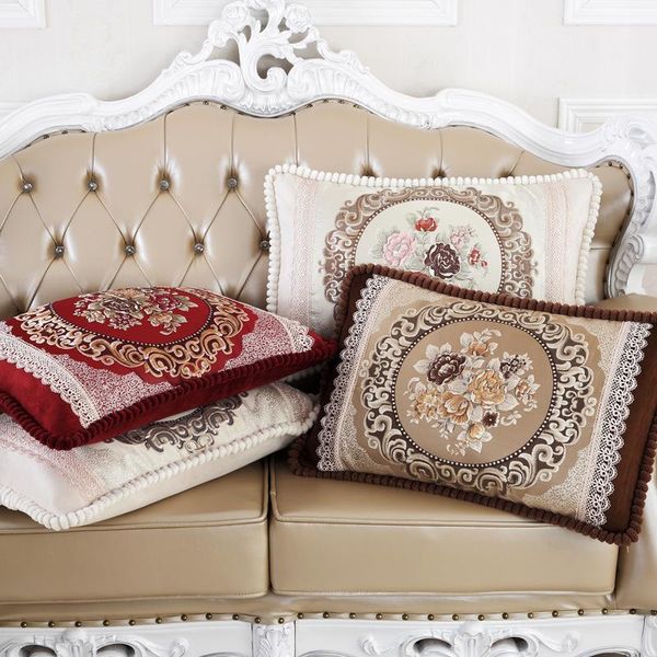 europe floral embroidered cushion cover rectangle lumbar pillowcase decoration for sofa velvet throw covers 50*70/60*80 cushion/decorative p
europe floral embroidered cushion cover rectangle lumbar pillowcase decoration for sofa velvet throw covers 50*70/60*80 cushion/decorative p