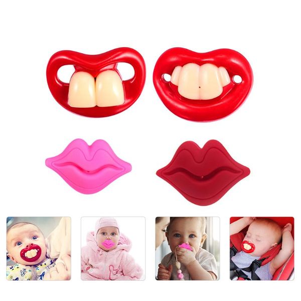 pacifiers# 4pcs funny infant pacifiers portable baby silicone chewing toys (assorted color)
pacifiers# 4pcs funny infant pacifiers portable baby silicone chewing toys (assorted color)
