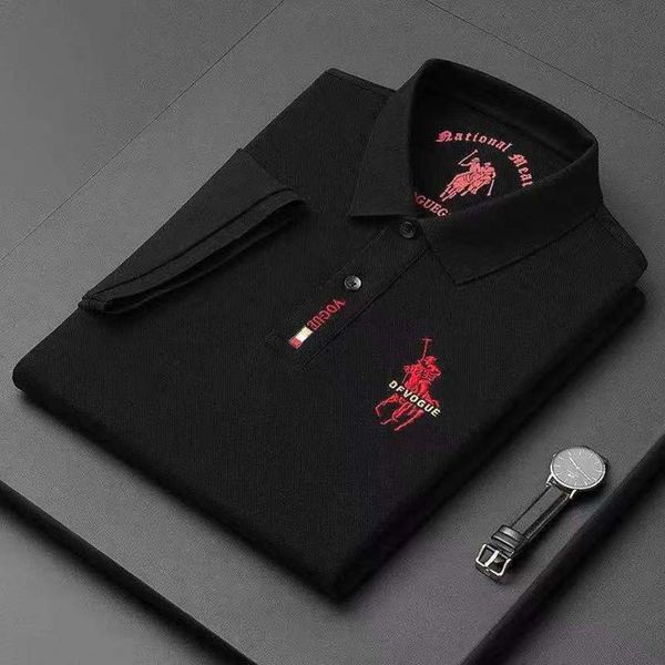 cotton men's embroidered polo shirt, 100% brand, leisure commercial dign, summer novelty, 2021, White;black
cotton men's embroidered polo shirt, 100% brand, leisure commercial dign, summer novelty, 2021, White;black