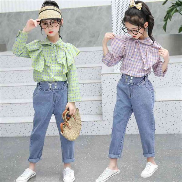 teens children clothing shirts jeans autumn winter girls clothes 2pcs outfit suit for sets kids, White
teens children clothing shirts jeans autumn winter girls clothes 2pcs outfit suit for sets kids, White