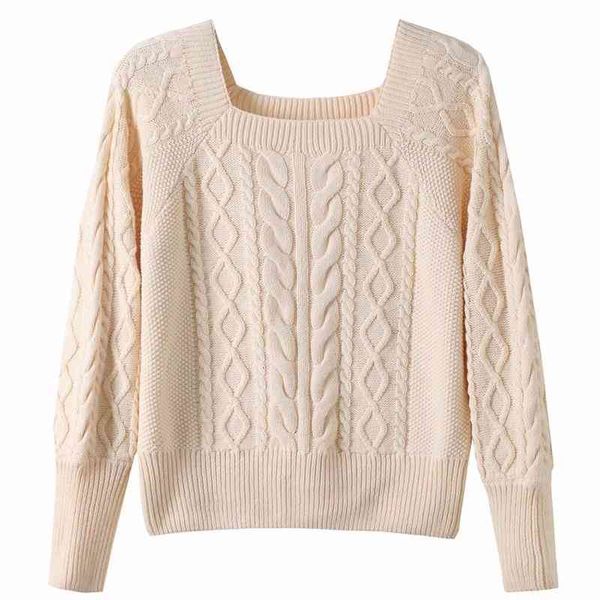 women's sweaters temperament square neck knitwear spring/summer fashion knitted loose casual r8du, White;black
women's sweaters temperament square neck knitwear spring/summer fashion knitted loose casual r8du, White;black