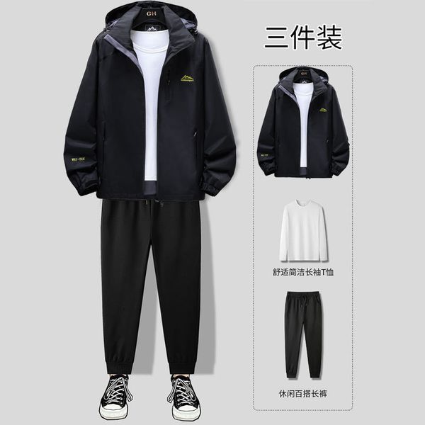 high version autumn new men's and women's stormsuit couple sports three piece set single-layer leisure outdoor mountaineering jack, Gray
high version autumn new men's and women's stormsuit couple sports three piece set single-layer leisure outdoor mountaineering jack, Gray