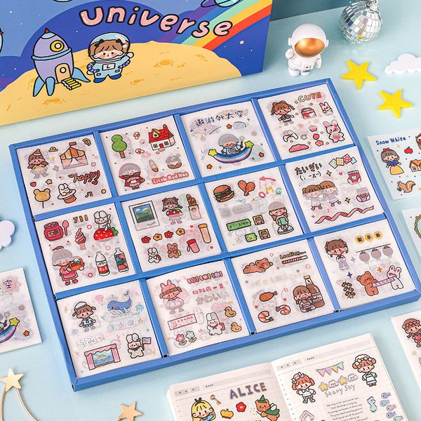 20 sheets kawaii wahis sticker set planet food weather cute animal floral adhesive labels for scrapbook planner gift stationery
20 sheets kawaii wahis sticker set planet food weather cute animal floral adhesive labels for scrapbook planner gift stationery