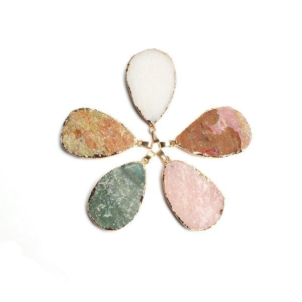 lockets natural rough stone necklace pendant 32*50mm water drop rose quartz white agate red jasper charms jewelry, Silver
lockets natural rough stone necklace pendant 32*50mm water drop rose quartz white agate red jasper charms jewelry, Silver