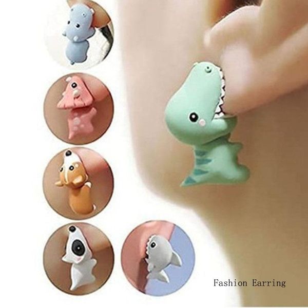 stud fashion women earrings cartoon cute tyrannosaurus animal bite ear party vacation funny gift accessories, Golden;silver
stud fashion women earrings cartoon cute tyrannosaurus animal bite ear party vacation funny gift accessories, Golden;silver
