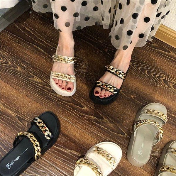 slipper 2021 spring and summer girls casual fashion platform sandals slippers, Black;grey
slipper 2021 spring and summer girls casual fashion platform sandals slippers, Black;grey