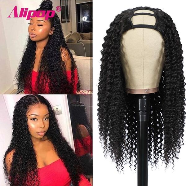 hair bulks alipop curly human deep u part brazilian rmey for woman glueless machine made, Black
hair bulks alipop curly human deep u part brazilian rmey for woman glueless machine made, Black