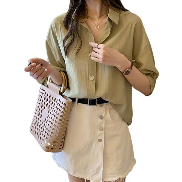 women's blouse summer solid color loose lantern-sleeve long-sleeve bottoming shirt female blouses & shirts, White
women's blouse summer solid color loose lantern-sleeve long-sleeve bottoming shirt female blouses & shirts, White