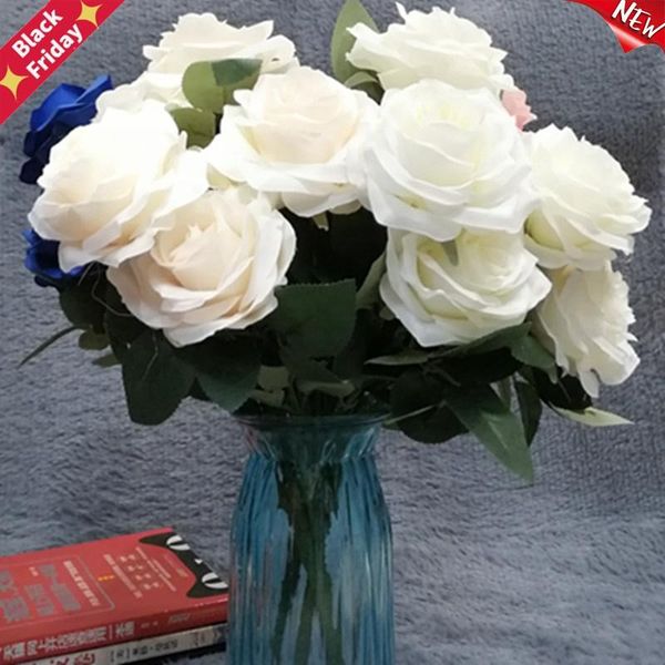 decorative flowers & wreaths 10 heads artificial silk rose flower wedding decoration fake bouquet buch home party decor
decorative flowers & wreaths 10 heads artificial silk rose flower wedding decoration fake bouquet buch home party decor