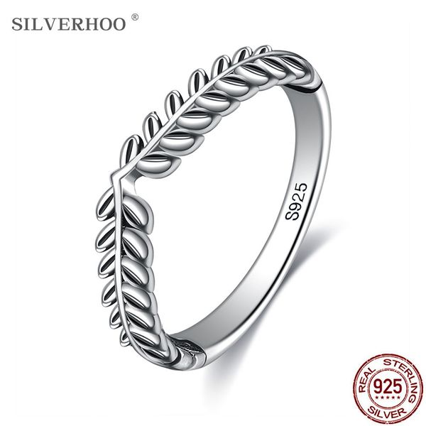 silverhoo genuine 925 sterling silver rings for women classic stackable vintage lucky leaf finger ring anniversary jewelry gift, Slivery;golden
silverhoo genuine 925 sterling silver rings for women classic stackable vintage lucky leaf finger ring anniversary jewelry gift, Slivery;golden