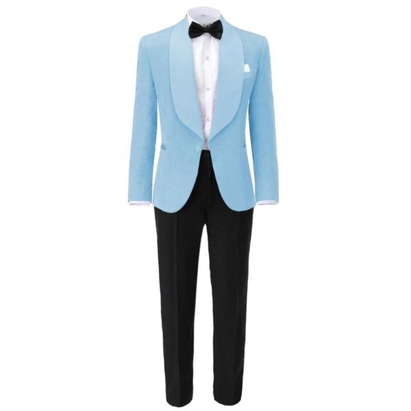 arrival men suits shawl lapel man pattern baby blue groom tuxedos wedding groomsman 2 pieces (jacket+pants) e392 men's & blazers, White;black
arrival men suits shawl lapel man pattern baby blue groom tuxedos wedding groomsman 2 pieces (jacket+pants) e392 men's & blazers, White;black