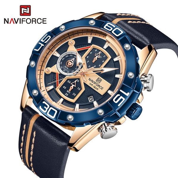wristwatches naviforce men watch fashion leisure sports watches waterproof leather wristband pointer luminous quartz clock, Slivery;brown
wristwatches naviforce men watch fashion leisure sports watches waterproof leather wristband pointer luminous quartz clock, Slivery;brown