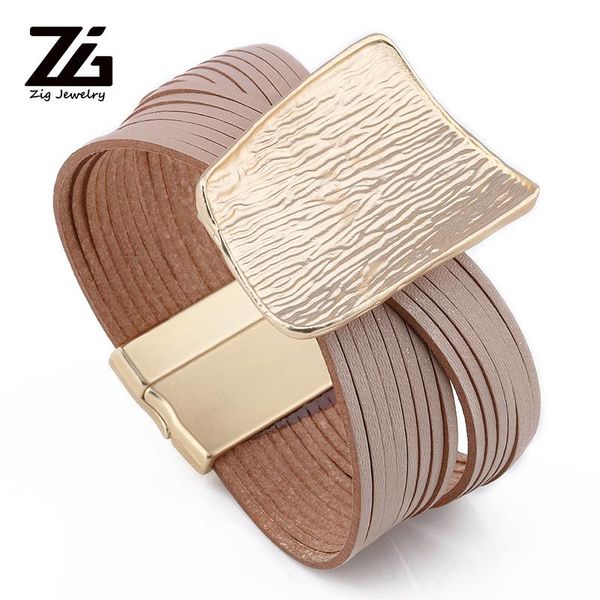 charm bracelets zg women's leather bracelet 2021 boho style irregular metal wide, Golden;silver
charm bracelets zg women's leather bracelet 2021 boho style irregular metal wide, Golden;silver